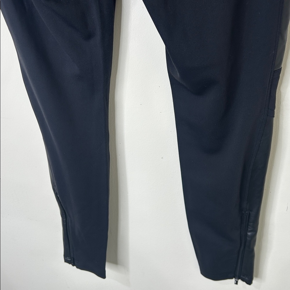 Athleta Delancey Shine Moto Tight Leggings | Black  #631745 Size XSP - Picture 14 of 16